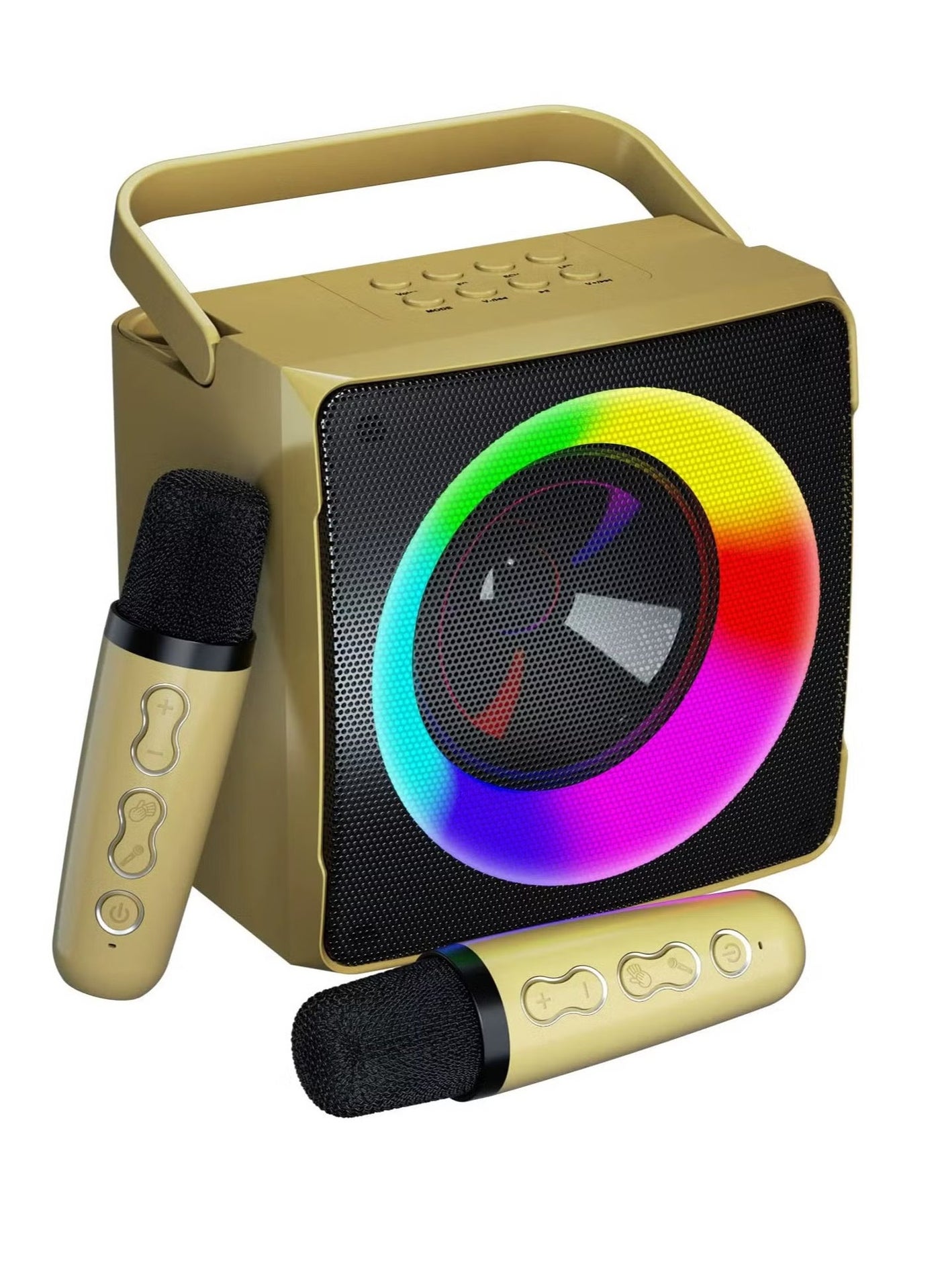 Karaoke Bluetooth Speaker with 2 Wireless Microphones…