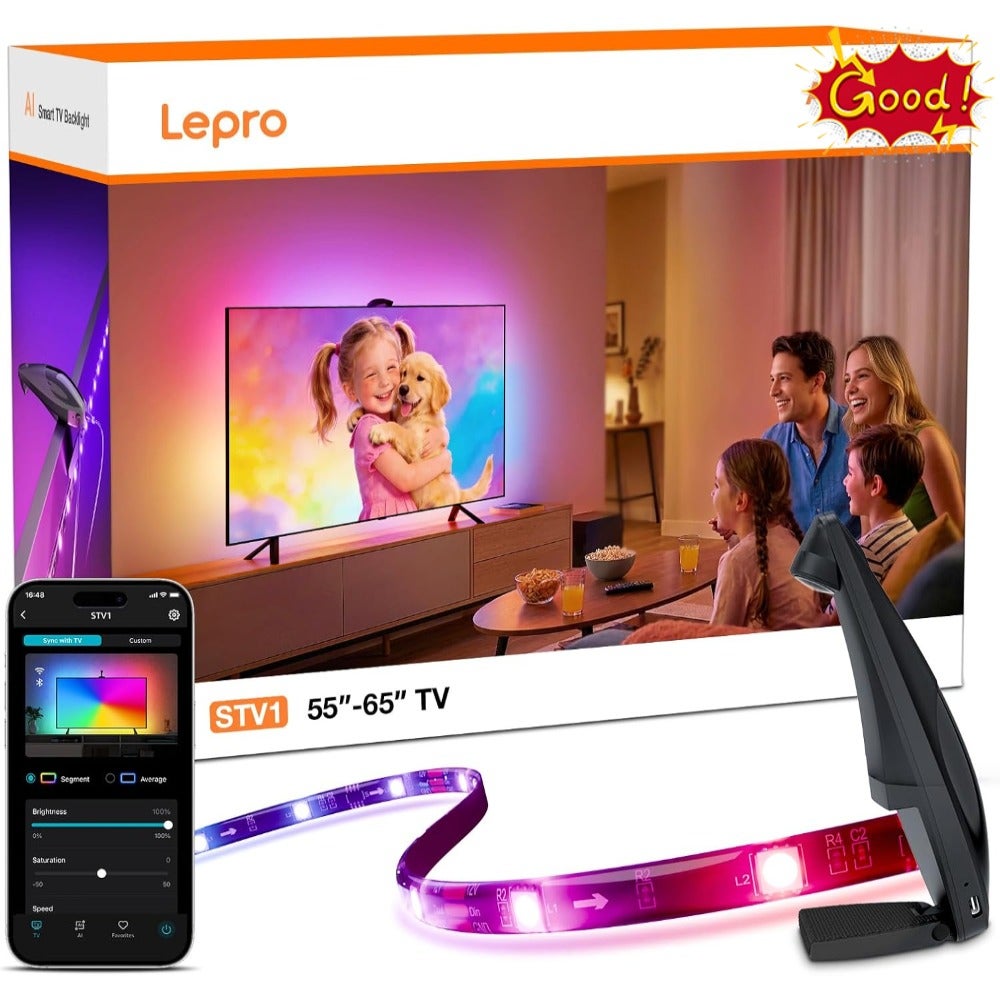 STV1 AI Smart TV Backlight with Ultrawide Camera…