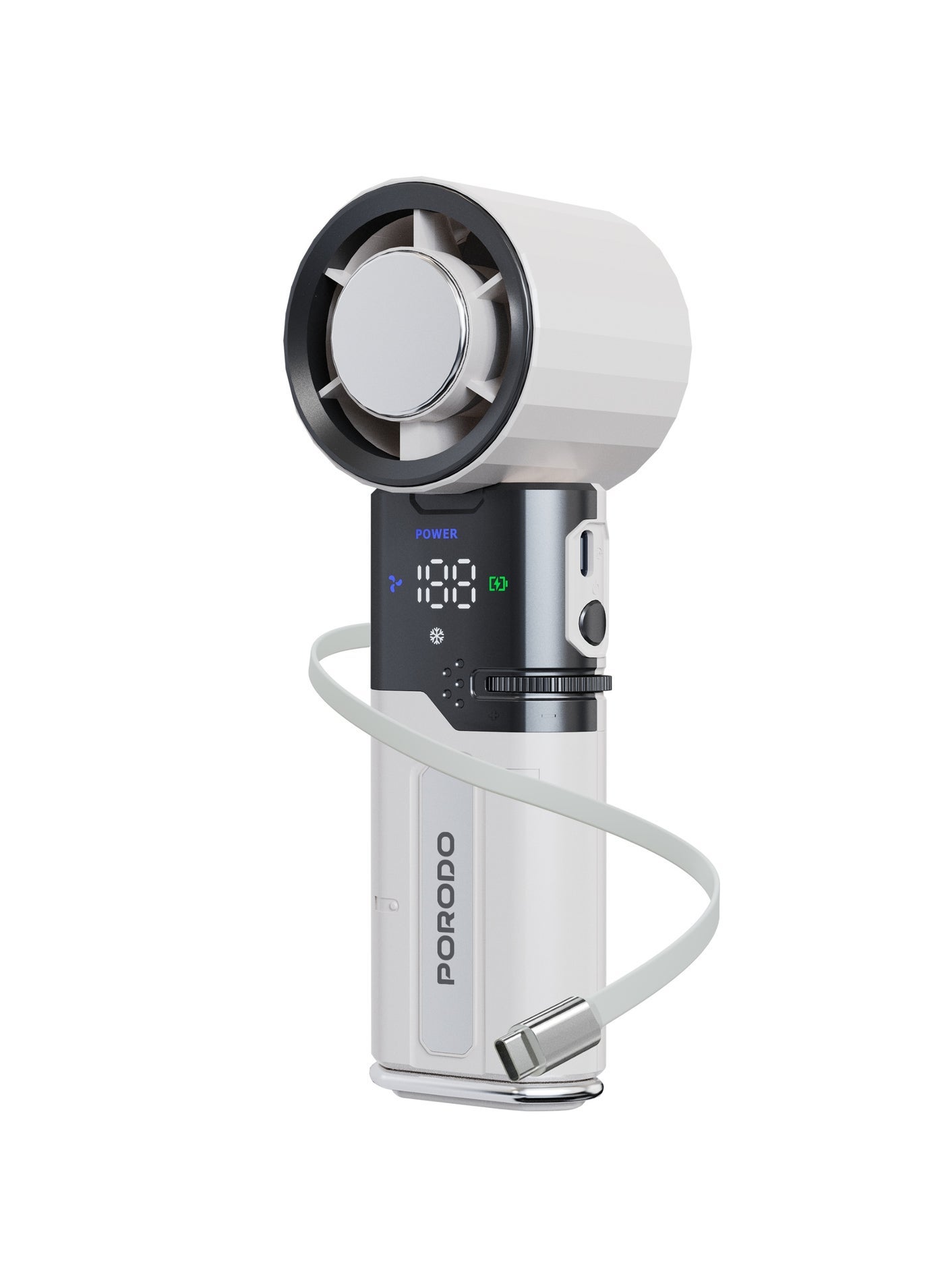 Compare Chillo Plus Rechargeable Ice Cooling Fan  Rechargeable Battery  Handheld Ice Compress  HighSpeed Portable Fan  White at KSA Price