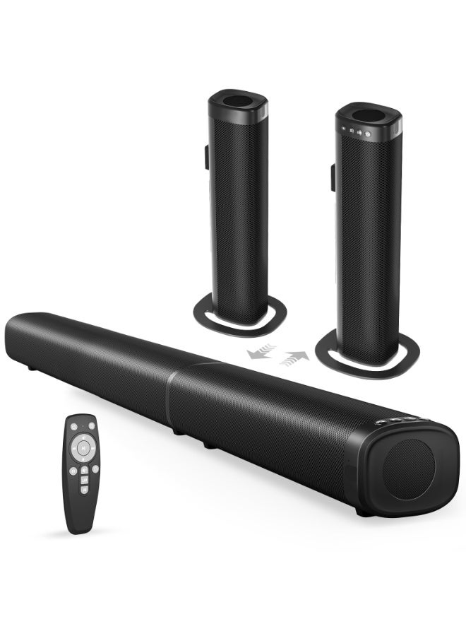 Sound Bar, 100W Sound Bar for Smart TV, Bluetooth…