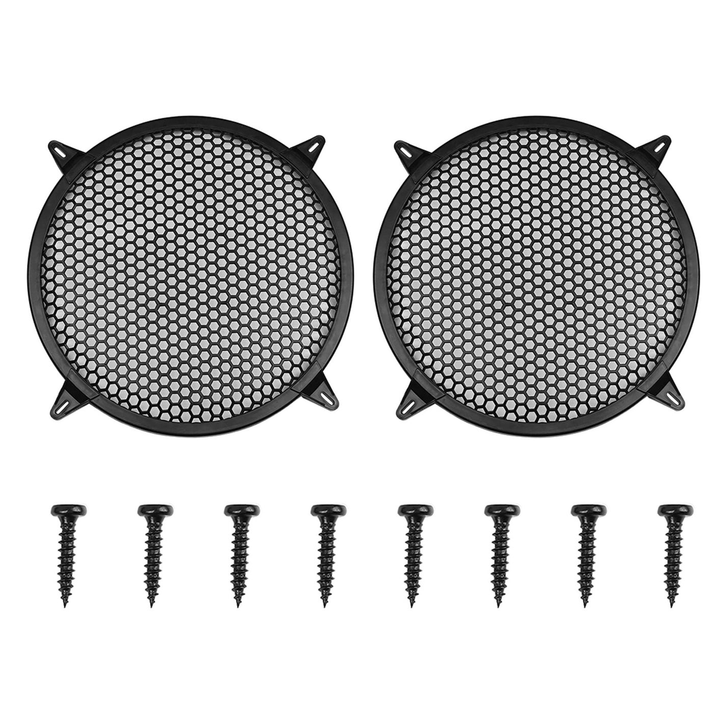 X AUTOHAUX 2pcs Car Grill Cover 12 Inch Mesh…