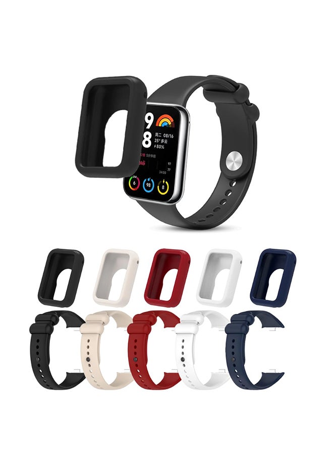 Silicone Straps + Watch Case Compatible with Xiaomi…