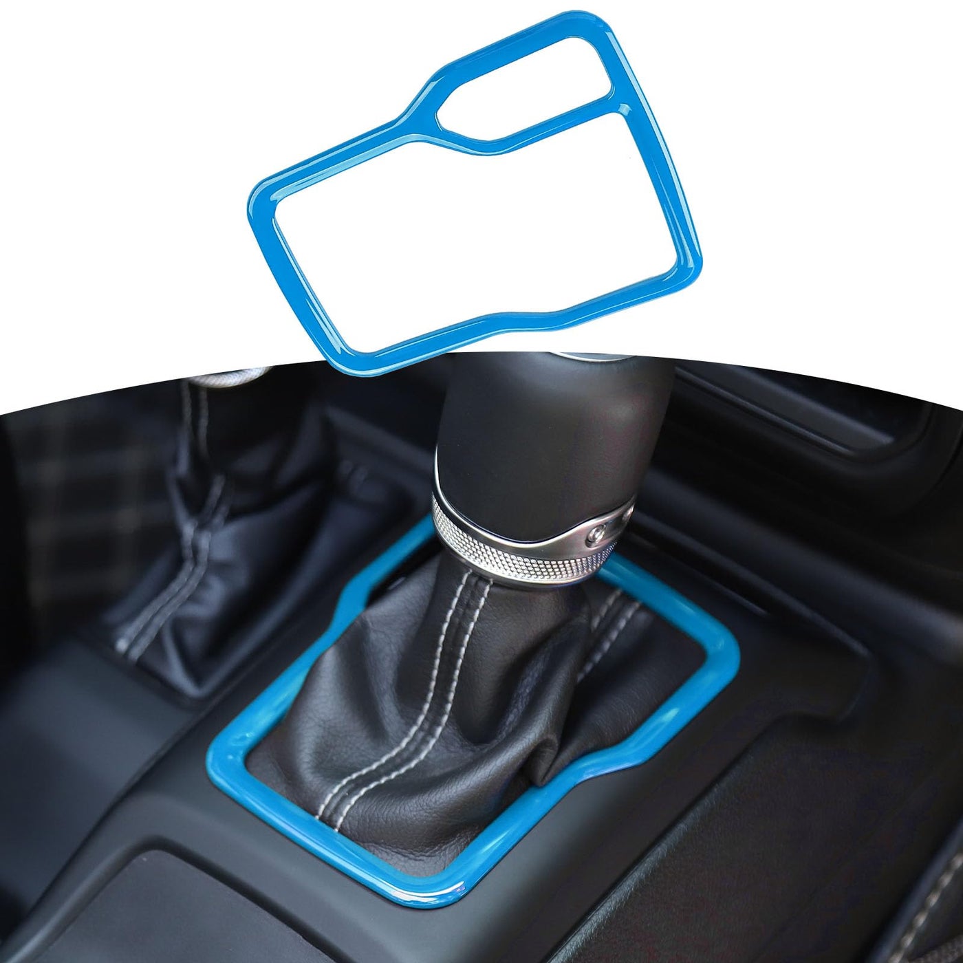 Compare RTTCZ for Wrangler JL Light Blue Gear Shift Trim Cover Frame for Jeep Wrangler JL JLU Gladiator JT 20182024 Light Blue Interior Accessories at KSA Price