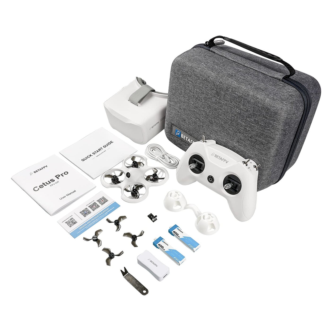 Compare BETAFPV Cetus Pro FPV Drone Kit with 3 Flight Modes Altitude Hold Emergency Landing Self Protection Turtle Mode with Radio Transmitter Goggles for FPV Beginners PlayertoPilot at KSA Price