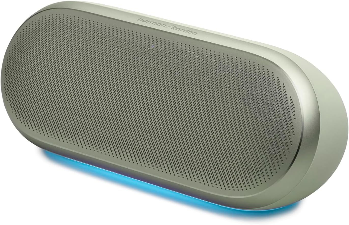 Compare Harman Kardon Luna 2 Portable Bluetooth Speaker with AI Sound Boost, 12H Battery, IP67 Waterproof, Ambient Light, Auracast™ MultiSpeaker, Stereo Pairing, Deep Bass & Premium Aluminum Design HKLUNA2MITEU Mint at KSA Price
