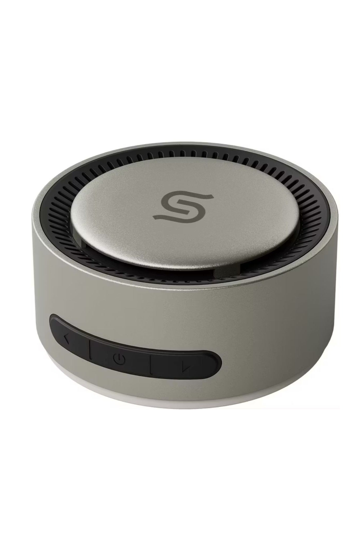 Compare Uniq Speaker with MagSafe Compatibility, Up to 8 Hours Play Time, 220mAh Battery Capacity, 10m Transmission Range, 16 PCS Builtin Magnet, Control Buttons, UltraCompact Design  Titanium at KSA Price