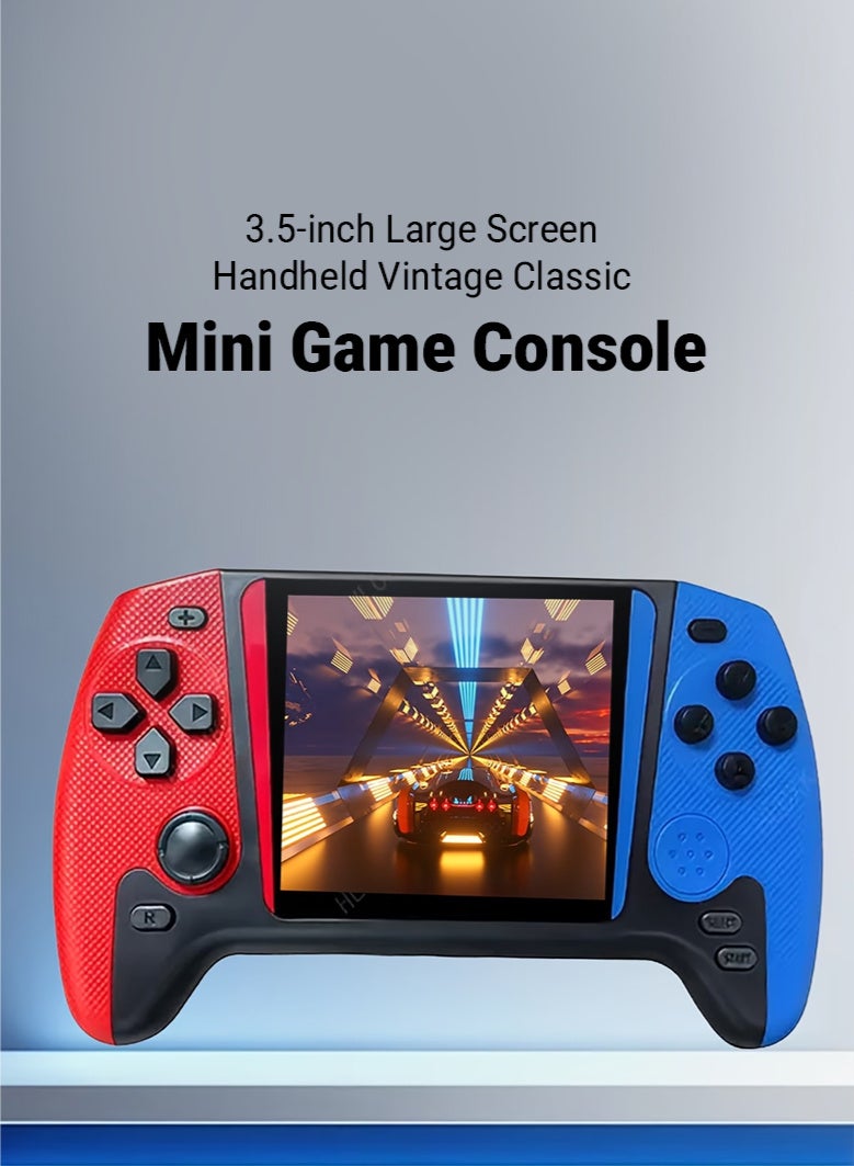 Compare Vintage 3.5inch Large Screen Handheld Vintage Classic Mini Game Console Double at KSA Price