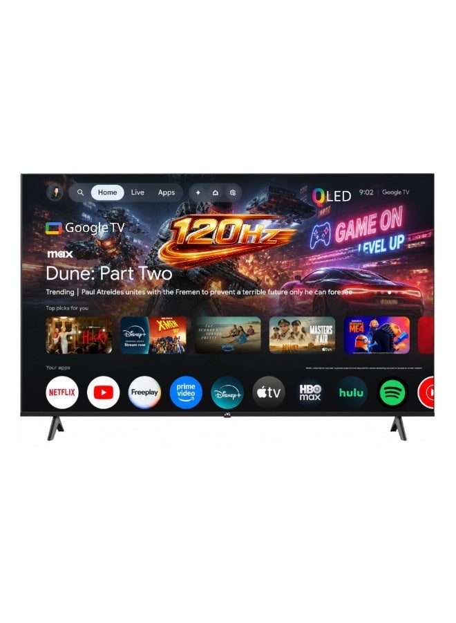 JVC 75 Inch Edgeless QLED 4K UHD Google…