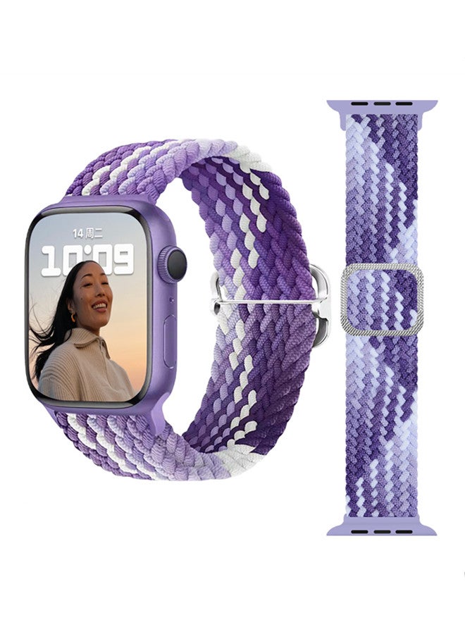 Compare Nylon Solo Loop Strap Compatible with Apple Watch 414038mm SE Series 7654321 Colorful at KSA Price
