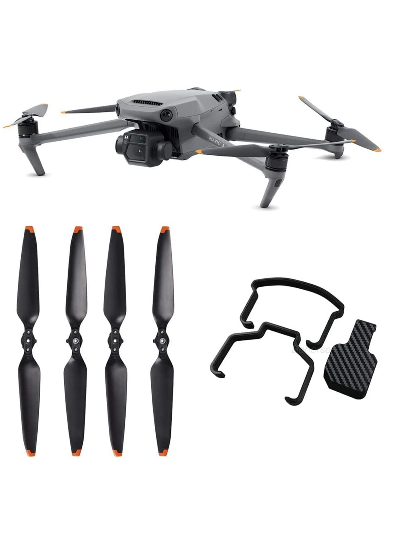 Compare LowNoise 9453F Propellers 4Pcs Spare Blades Lens Gimbal Protector Propeller Holder for DJI Mavic 3 Drone Accessories Wing Blade at KSA Price