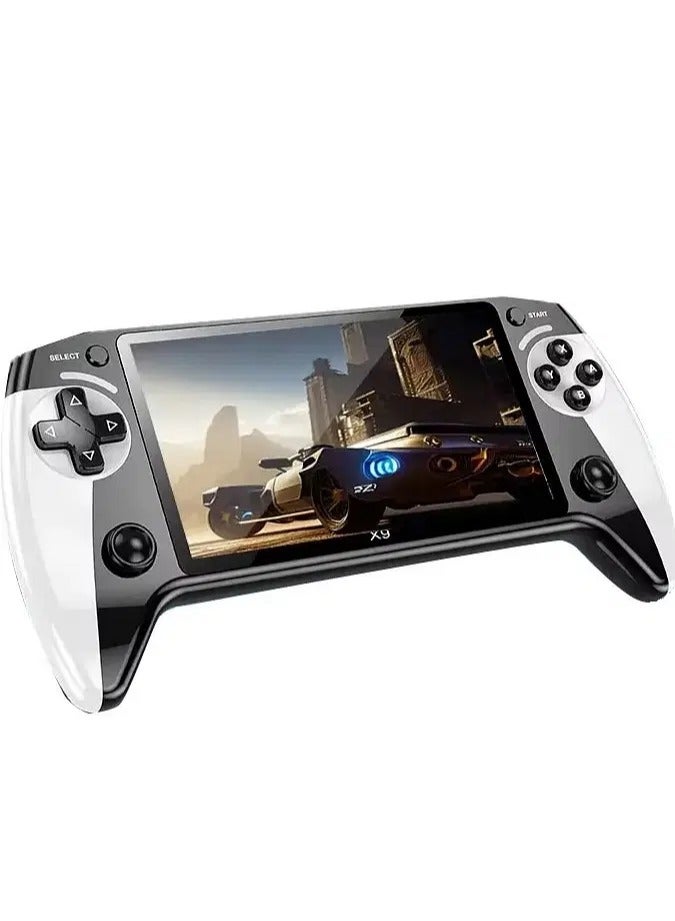 Compare X9 Handheld Game Console – 5.5 Inch HD Display, 1500mAh Rechargeable Battery, Portable Retro Gaming System, Multifunctional Features for Classic Games, Perfect for OntheGo Entertainment at KSA Price
