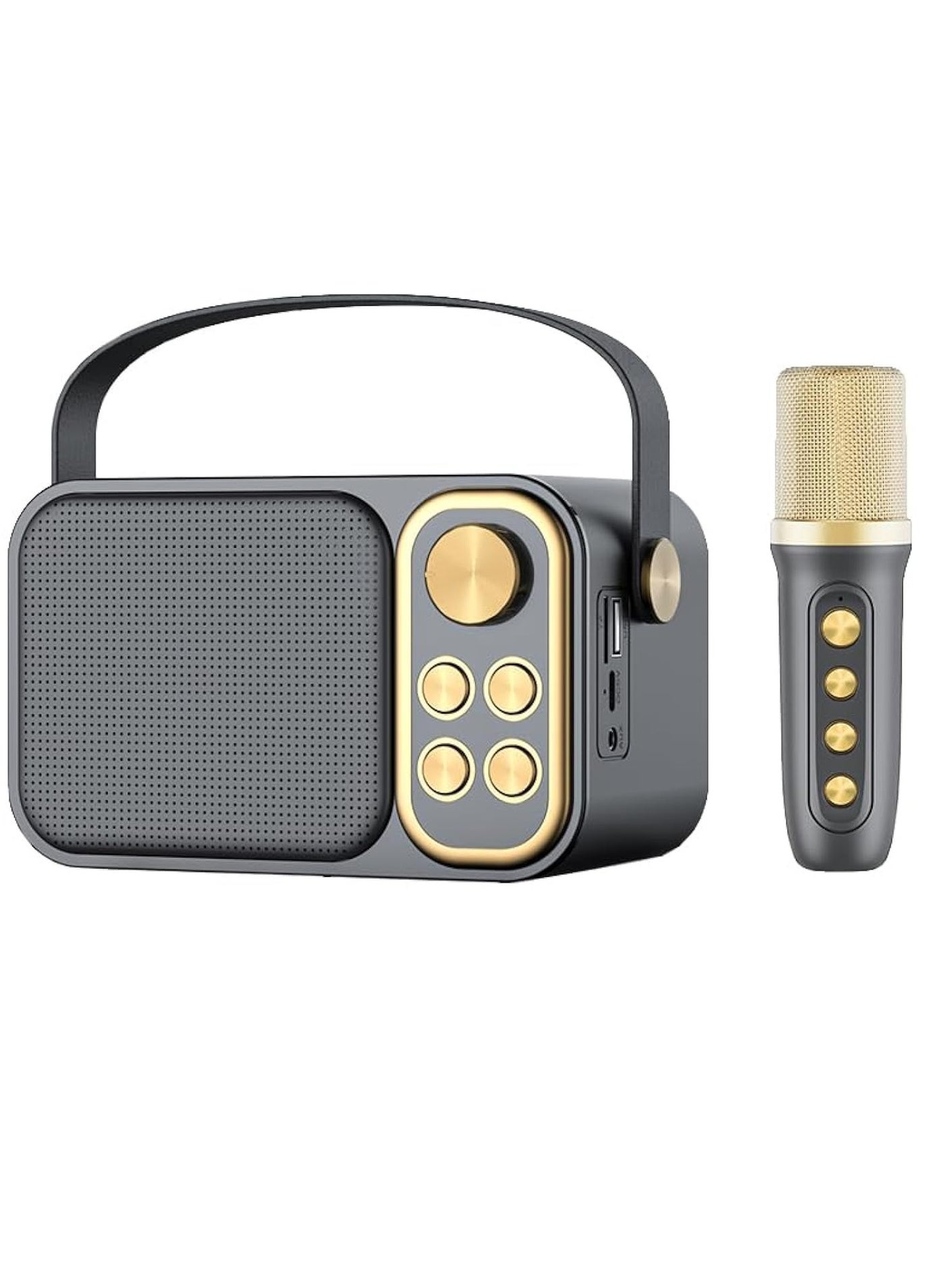 Compare Wireless Karaoke Speaker With Microphone YS103 Black at KSA Price