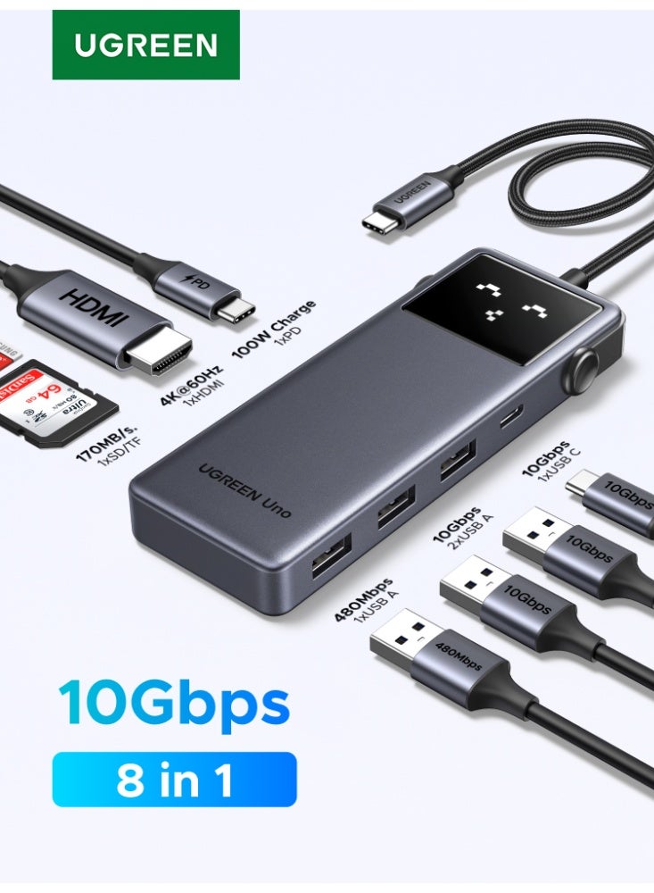 Uno USB C Hub Docking Station with Dynamic…