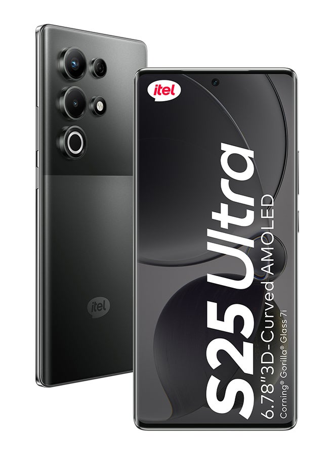 S25 Ultra Dual SIM Bromo Black 8+8GB RAM…