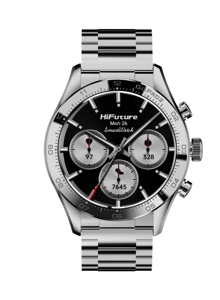 Compare GO PRO2 Smart Watch – 1.32 AMOLED Display, Wireless Calling, Dual Core CPU, Powered by Syntra AI, 1ATM Waterproof, Stainless Steel Body, Up to 10 Days Battery Life at KSA Price