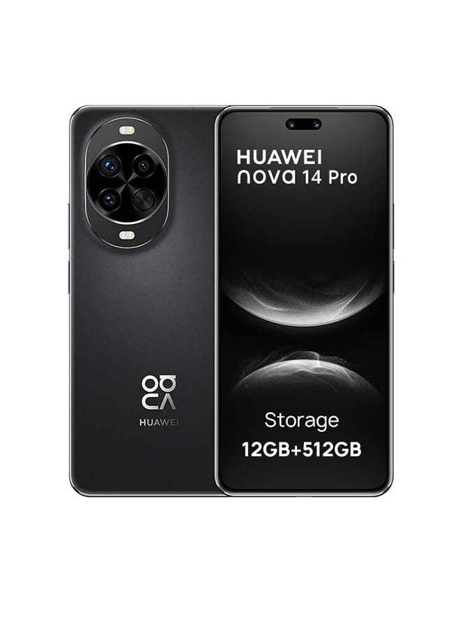 Nova 14 Pro Dual SIM Black 12GB RAM 512GB…