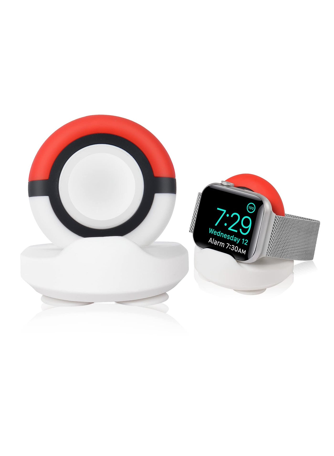 Charger Stand for Apple Watch, Silicone Non-slip…