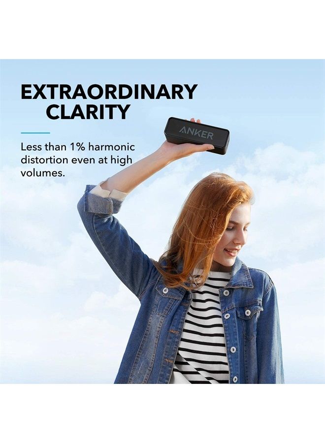 Compare Upgraded, Anker Soundcore Bluetooth Speaker with IPX5 Waterproof, Stereo Sound, 24H Playtime, Portable Wireless Speaker for iPhone, Samsung and More at KSA Price