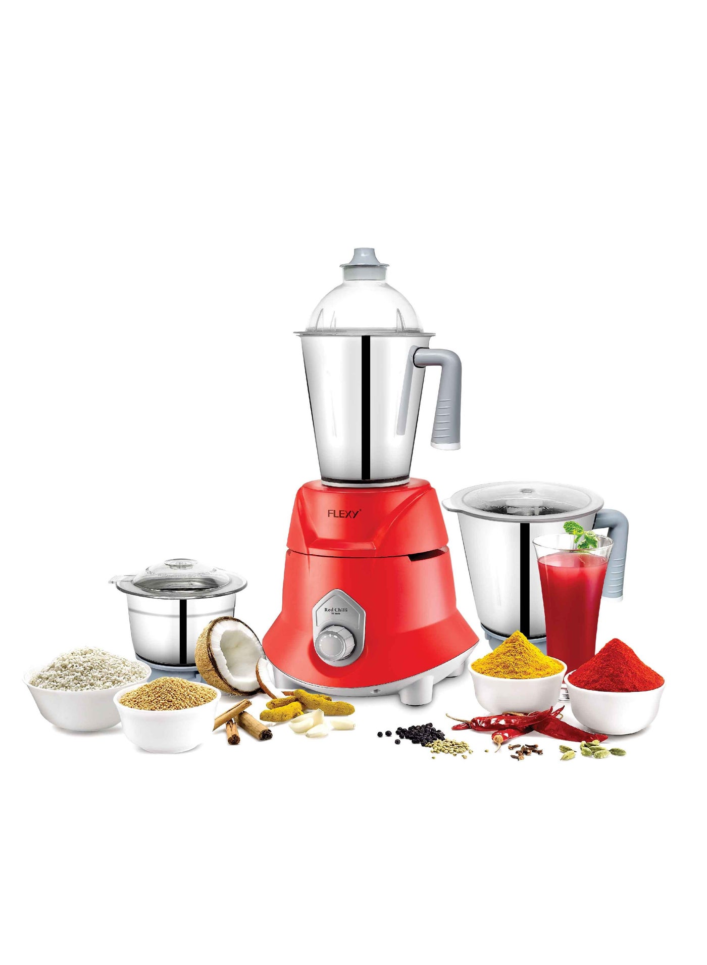 Flexy 750W Mixer Grinder 3 In 1 Perfect for…