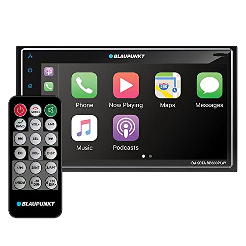 Compare Blaupunkt BP800PLAY Dakota BP800PLAY 6.8in. DoubleDIN Digital Media Receiver with Bluetooth, Apple CarPlay, and Android Auto at KSA Price