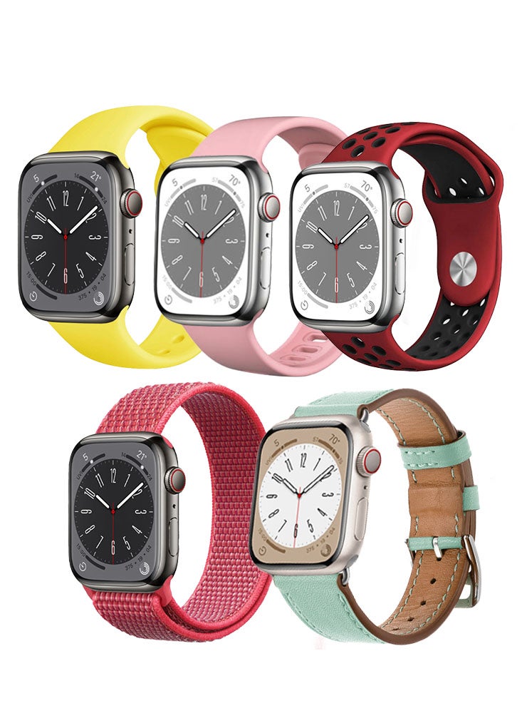 5pcs Watch Bands Replacement for Apple Watch Strap…