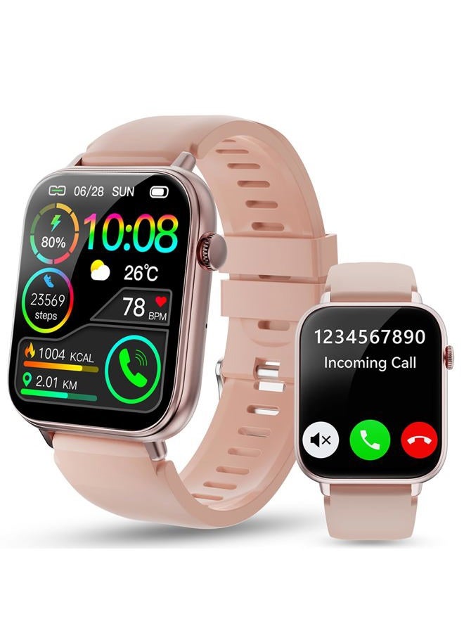 Compare Smart Watch, 1.85 HD Smartwatches for Men AnswerMake Calls, 100+ Sport Modes with Fitness Tracker Watch Pink at KSA Price