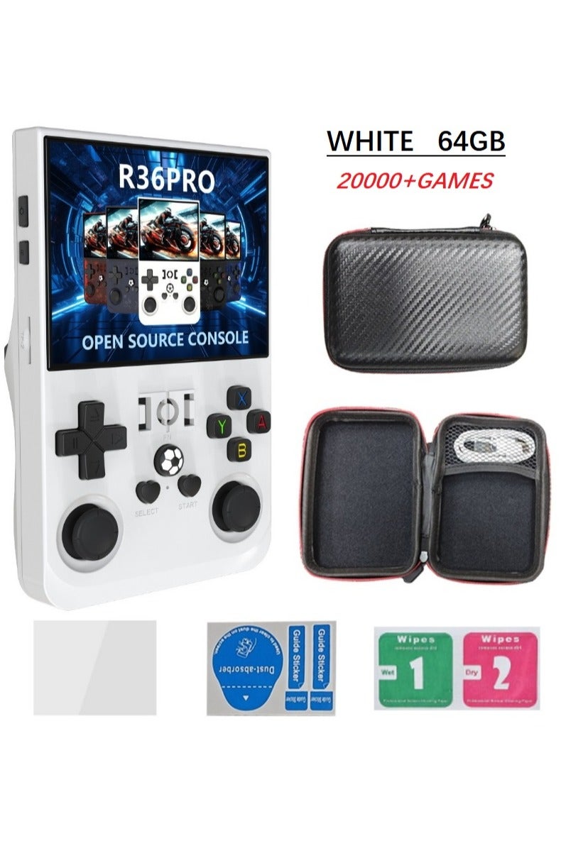 Retro Handheld R36PRO Game Console With 64G TF…