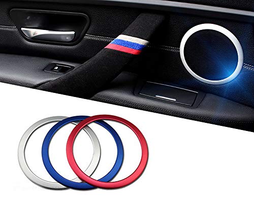 Compare iJDMTOY Set of 4 Red Speaker Decoration Ring Cover Trims Compatible with 20122018 BMW F30 F31 3 Series 320i 328i 335i 340i M3 F32 F33 4 Series 428i 435i 440i at KSA Price