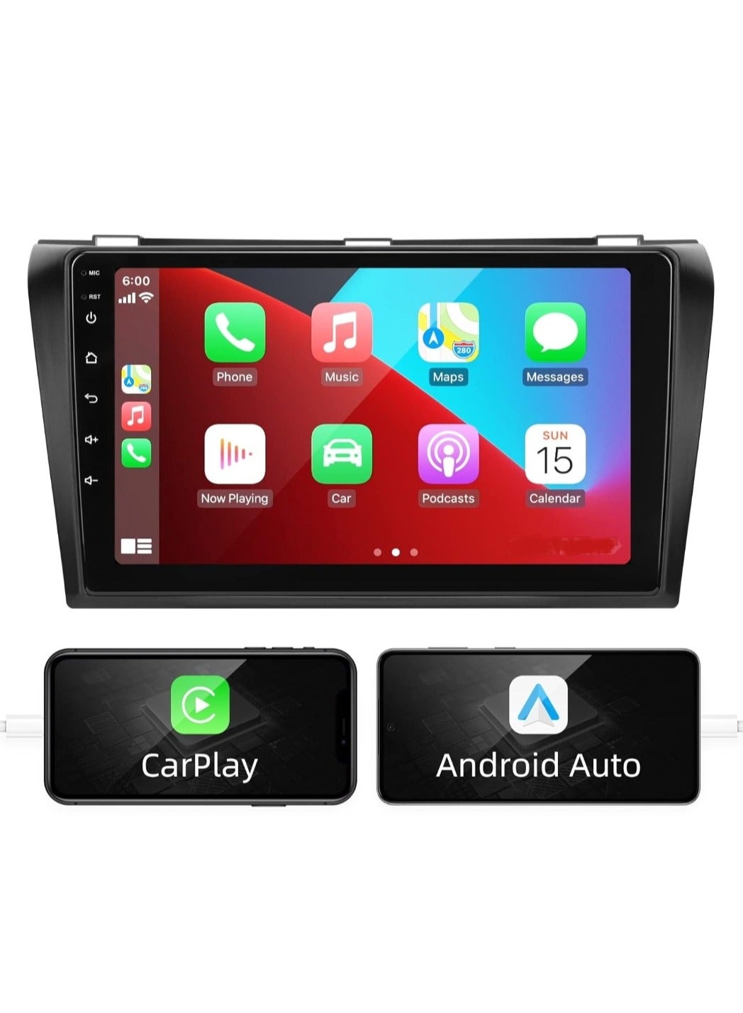 Compare For Mazda 3 20042009 Android Car Stereo Support Apple Carplay Android Auto Wireless Bluetooth Media Player GPS Navigation AHD Camera Included at KSA Price