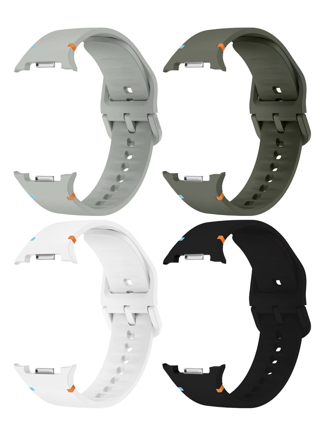 4Packs Sport Band for Galaxy Watch 8 40mm 44mm…