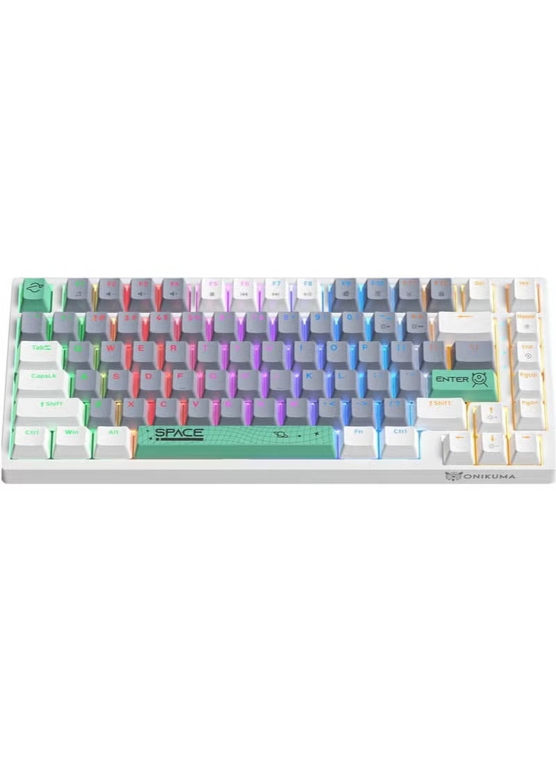 Compare G52 82Key Brown Switch Mechanical Gaming Keyboard 75% Mini Wired Waterproof Backlight Silent RGB Color Suitable For ComputerPs4Xbox Gamers at KSA Price