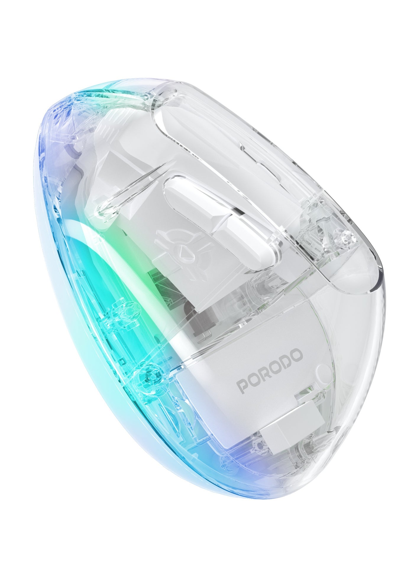 Vertical Wireless Mouse 4800 DPI with Crystal Shell…