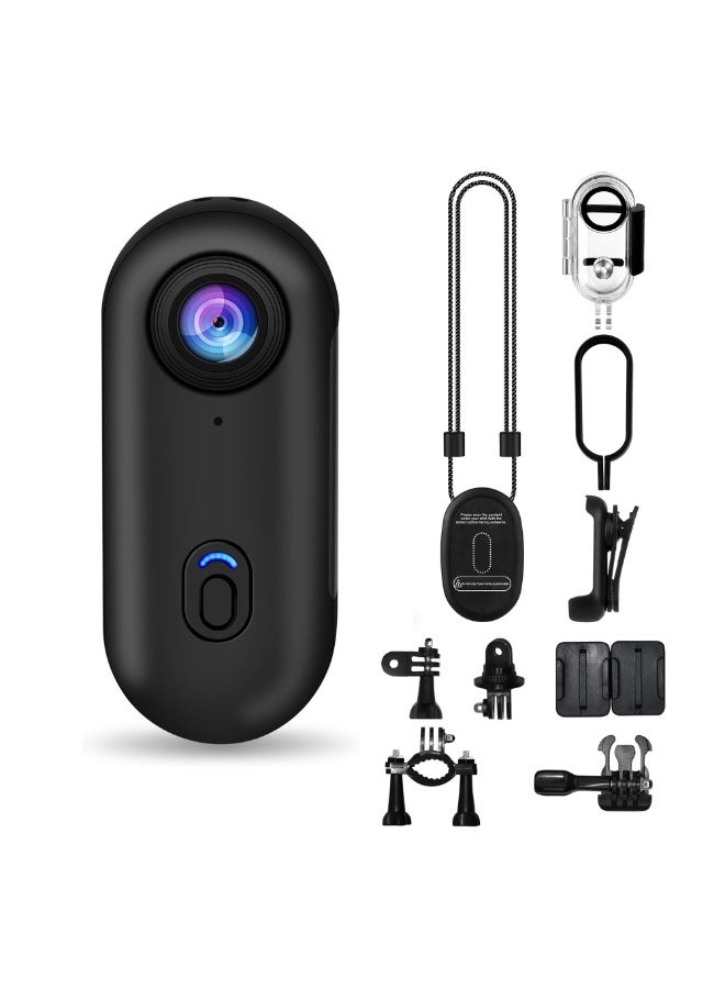Compare 4K Action Camera with Accessory Kit – Ultra HD Sports Cam with 140° Wide Angle, Wi?Fi, Magnetic Mount, Long Battery & MicroSD – Portable POV for Travel & Adventure. at KSA Price