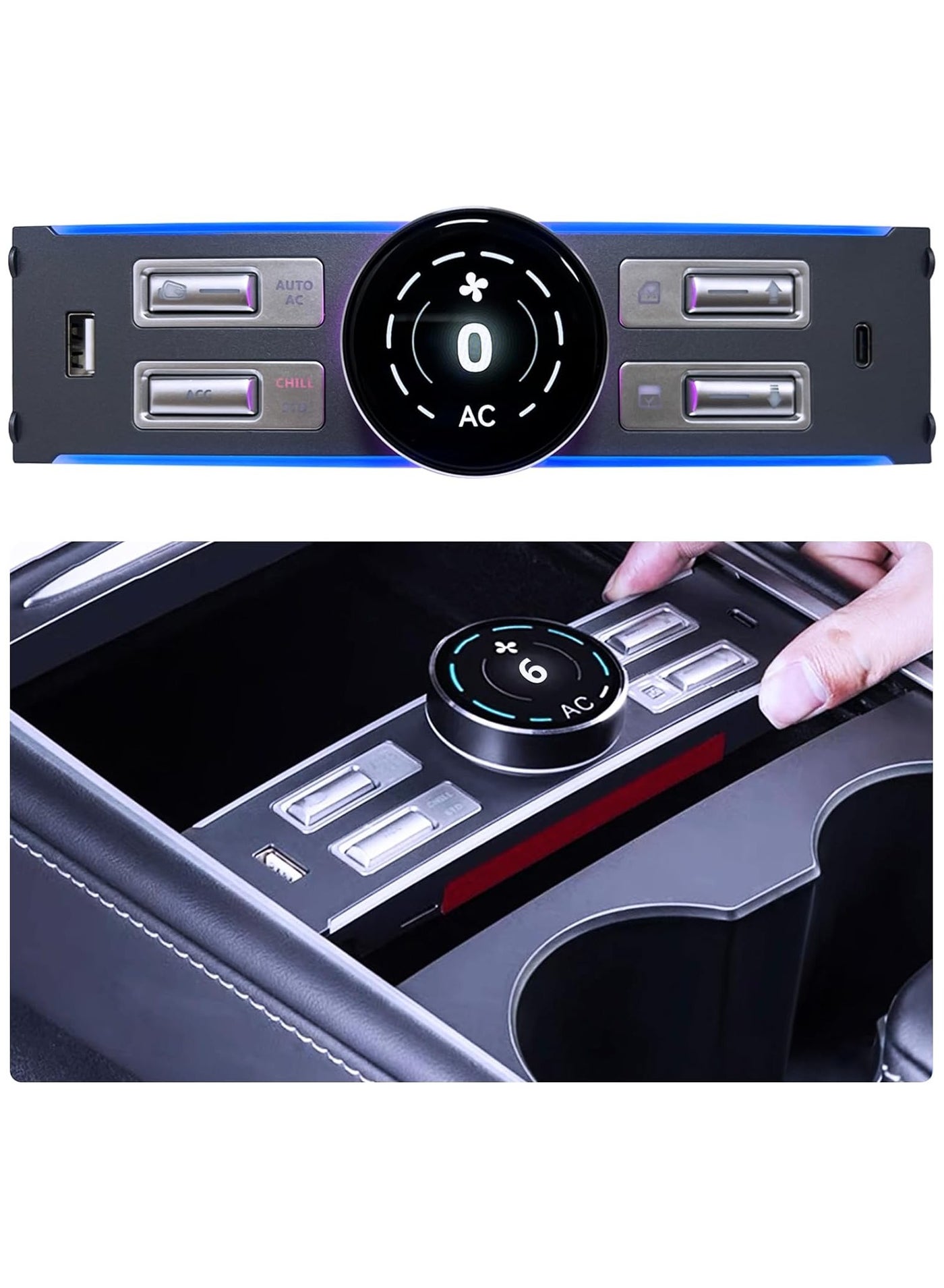 Compare Center Control Expansion Dock Station For Tesla Model Y3 2123 LCD Intelligent Mode Music Adjustment Multi USB Type C Charger Port Physical Button Knob Controller Multifunctional Shortcut Key at KSA Price