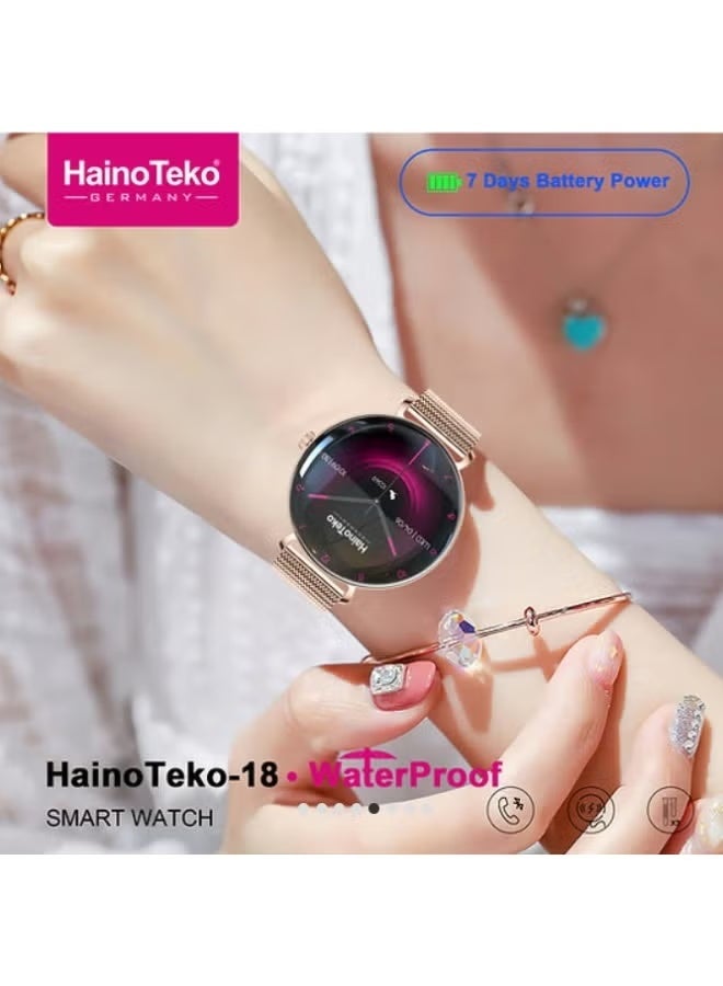 HAINO TEKO-18 Smart Watch (Black) | Bluetooth Calling,…
