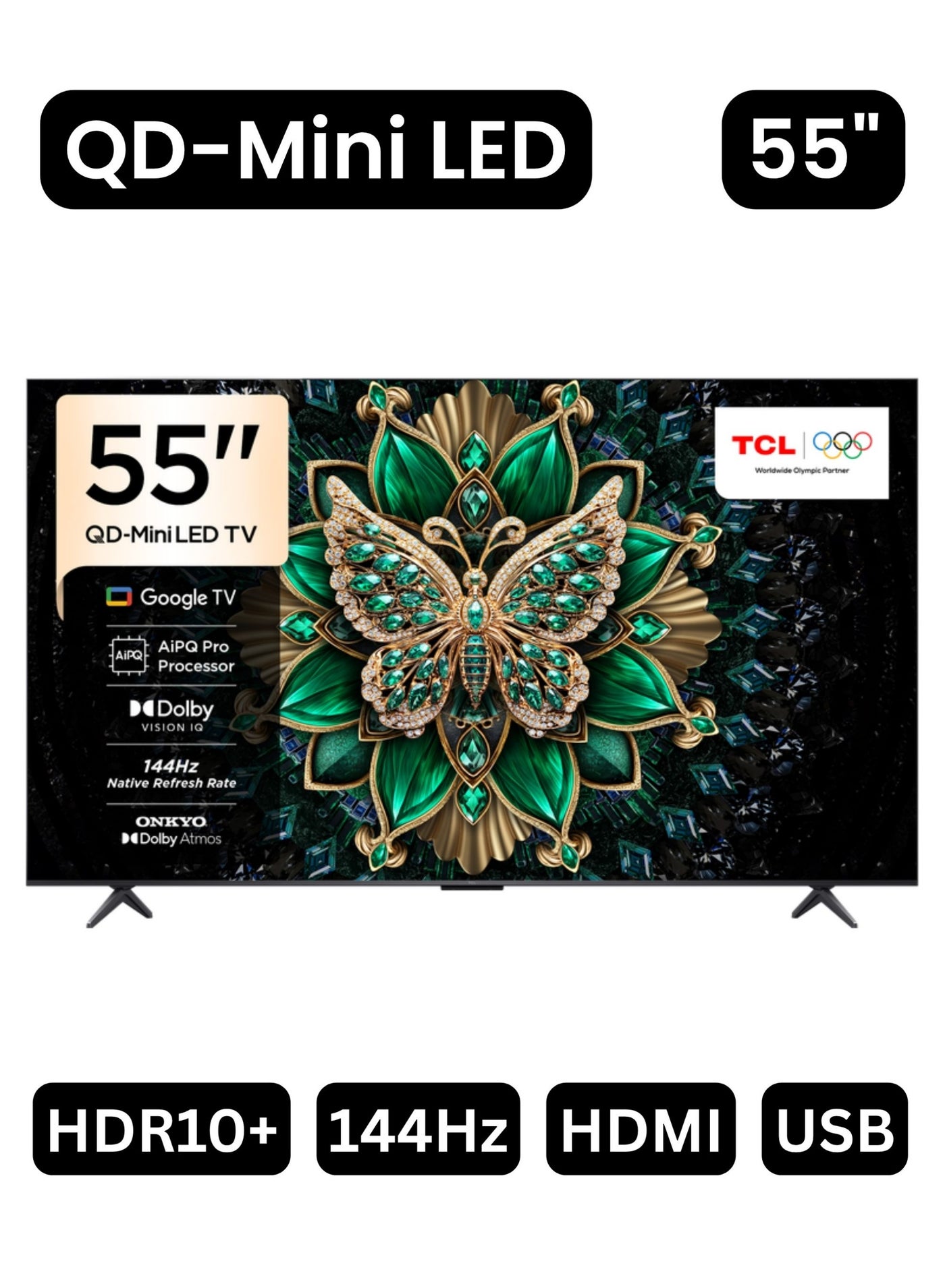 55-inch C61K Premium QD-Mini LED 4K Smart TV…