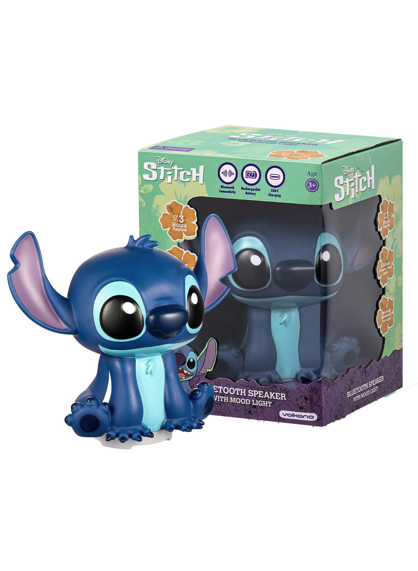 Compare Graffic Giraffe Stitch LED Mood Light for Kids | 8 Inches Stitch Toy | Bluetooth Speaker & Touch Light | Upto to 3 Hours Playtime | Experiment 626 | Rechargeable USBC | Birthday Gifts for Boys Girls at KSA Price