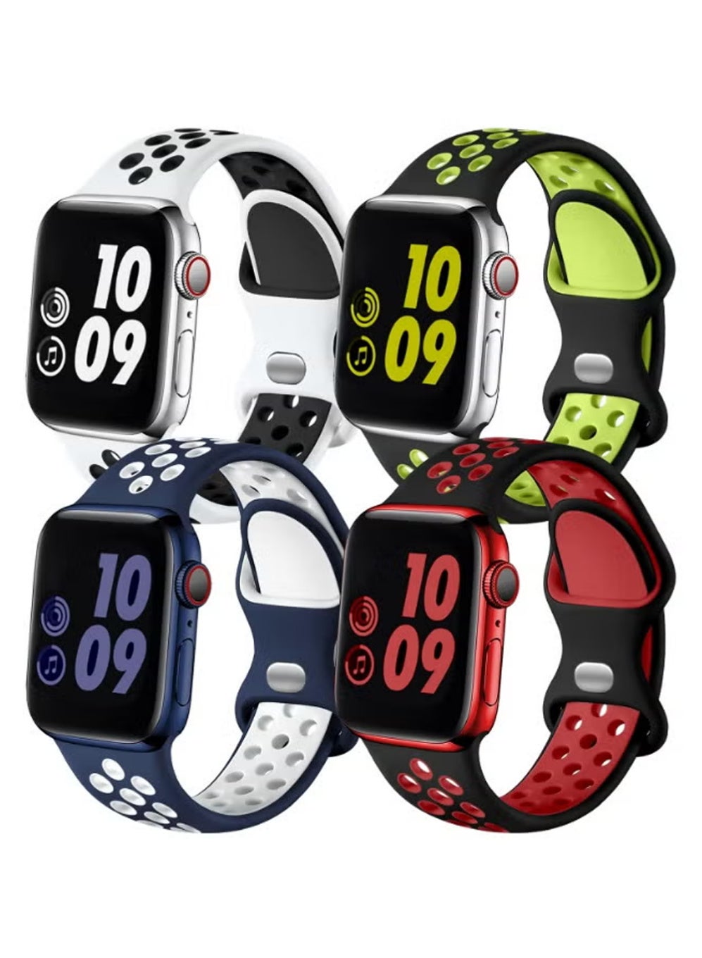 4 Pack for Apple Watch Band 49mm/45mm/44mm/42mm…