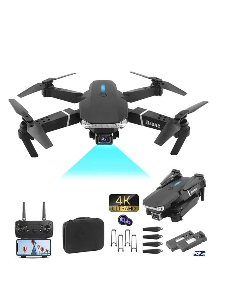 Compare Explore the Skies with the E88 Ayoo 4K QuadCopter | Advanced FPV Control, Foldable Design, Stable Flight, Long Battery Life, and Perfect for Aerial Photography & Videography – Ideal for Beginners & Enthusiasts at KSA Price