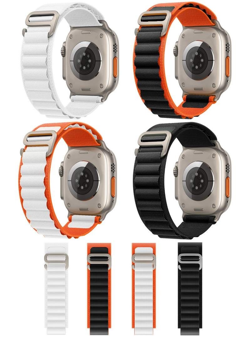 4 PACK Alpine Loop Band for Apple Watch 49mm…