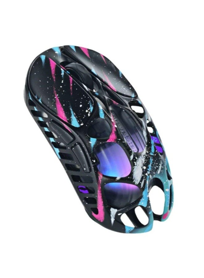Compare Mercury X Pro Special Edition Neon Graffiti Wireless Gaming Mouse, 8K Hz Polling Rate, PAW 3950 Optical Sensor, 32,000 DPI, 49g UltraLight Magnesium Alloy Hollow Skeleton Design, TriMode: USBC  2.4GHz  Bluetooth 5.1, 110h at KSA Price