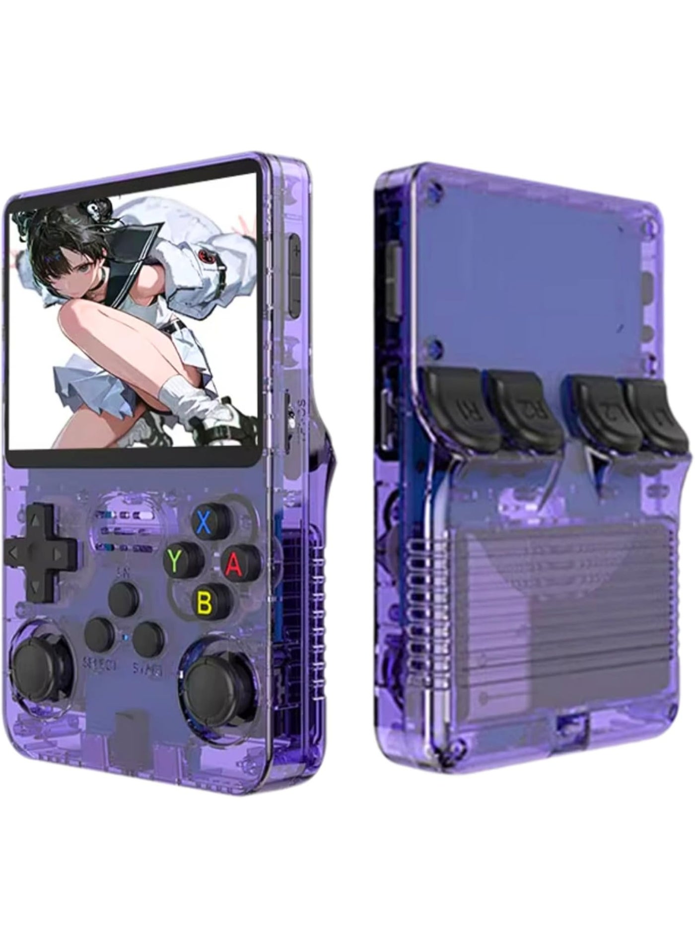 Compare R36S Retro Handheld Gaming Console – 3.5 640x480 HD Screen Portable Game Pad, 28 Emulators, QuadCore A7 1.5GHz Processor, TF Card 128GB, Builtin Classic Games, Fast Charging Handheld Video Game Player at KSA Price