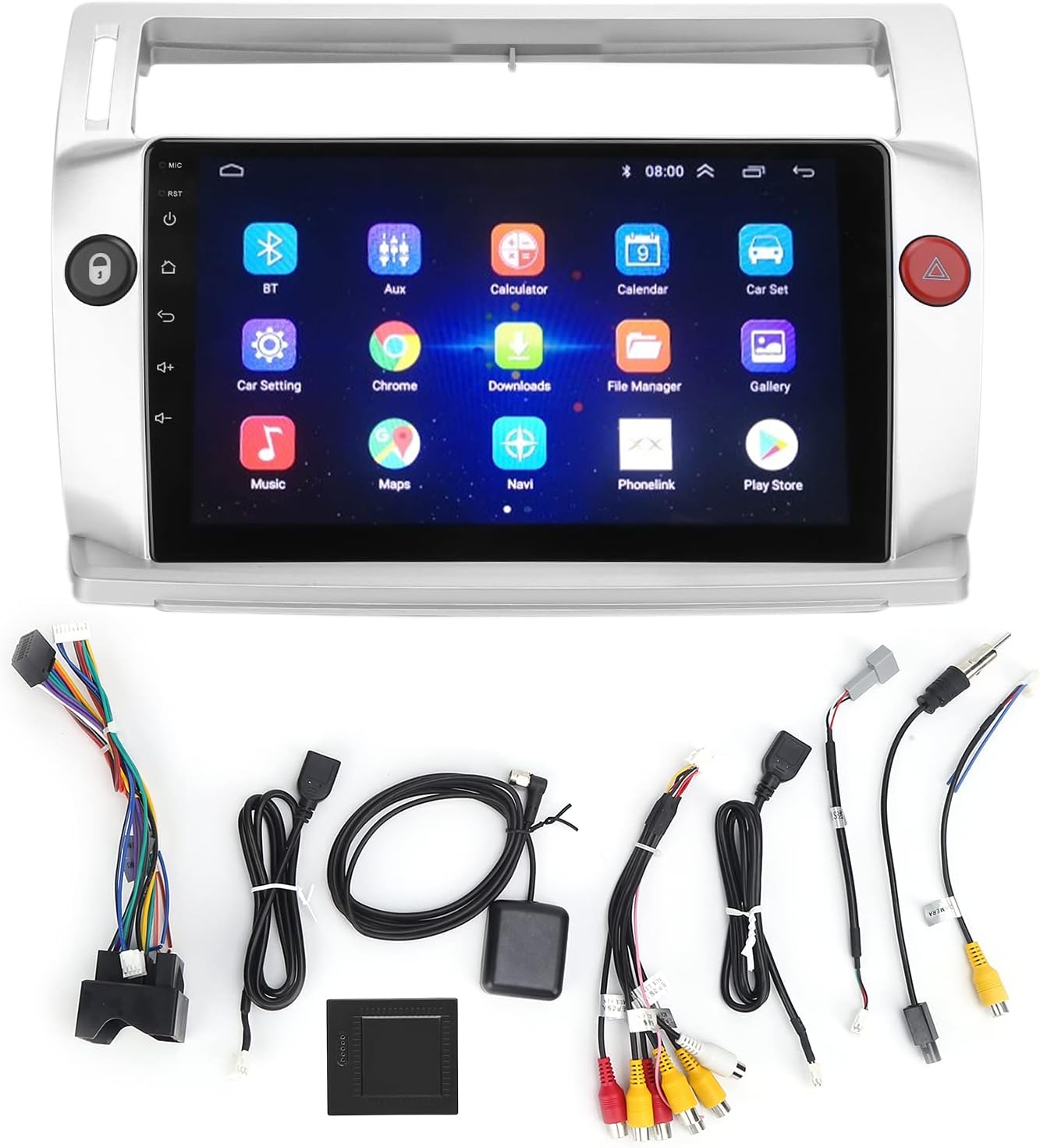Compare klarako Car Navigation, 9in Car Stereo HD Touch Screen Navigation for Android10.0 Replacement for Citroen C4 C?Triomphe C?Quatre 2004?20091+16 at KSA Price