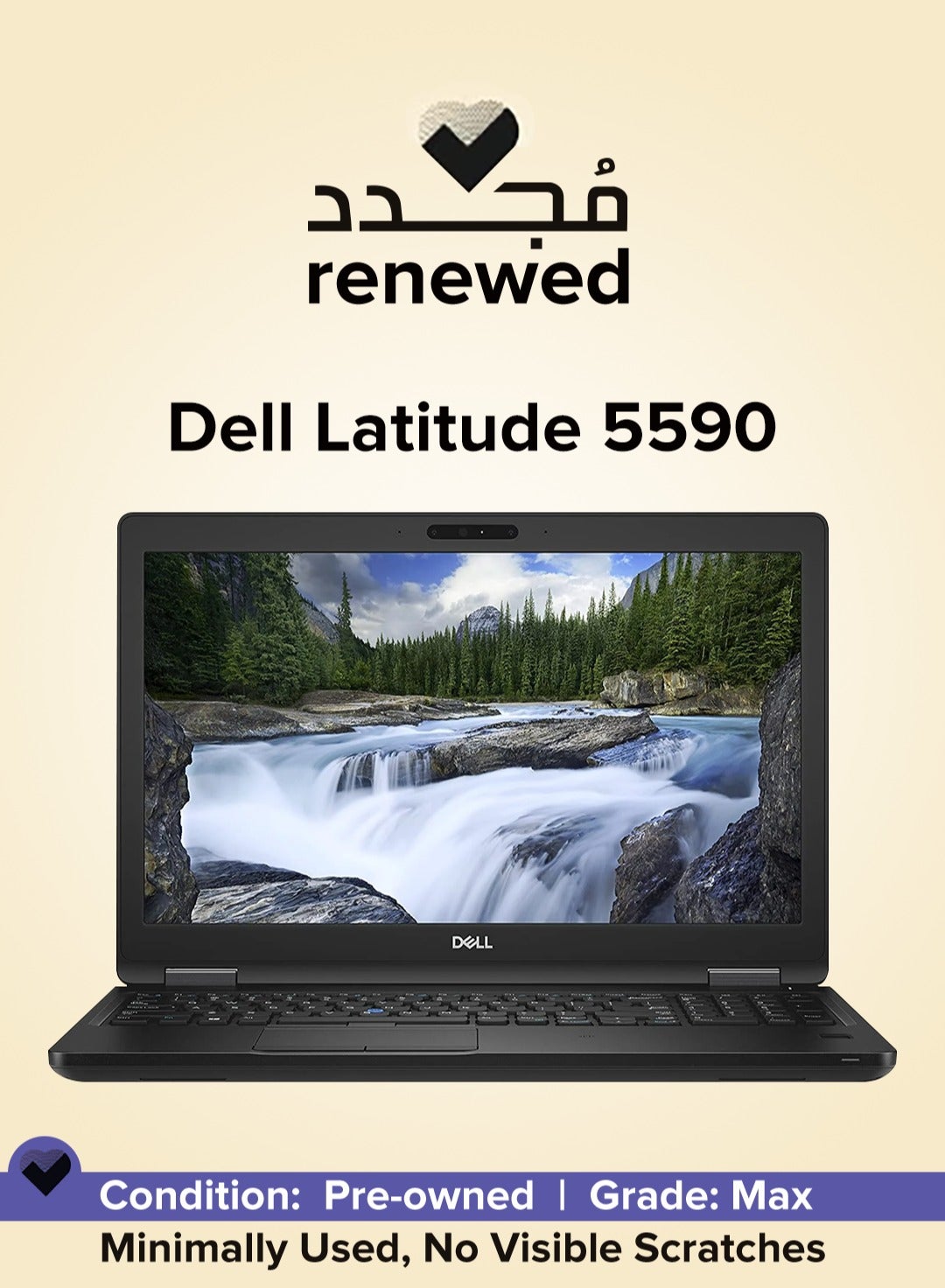 RENEWED - LAPTOP DELL LATITUDE 5590 - CPU…