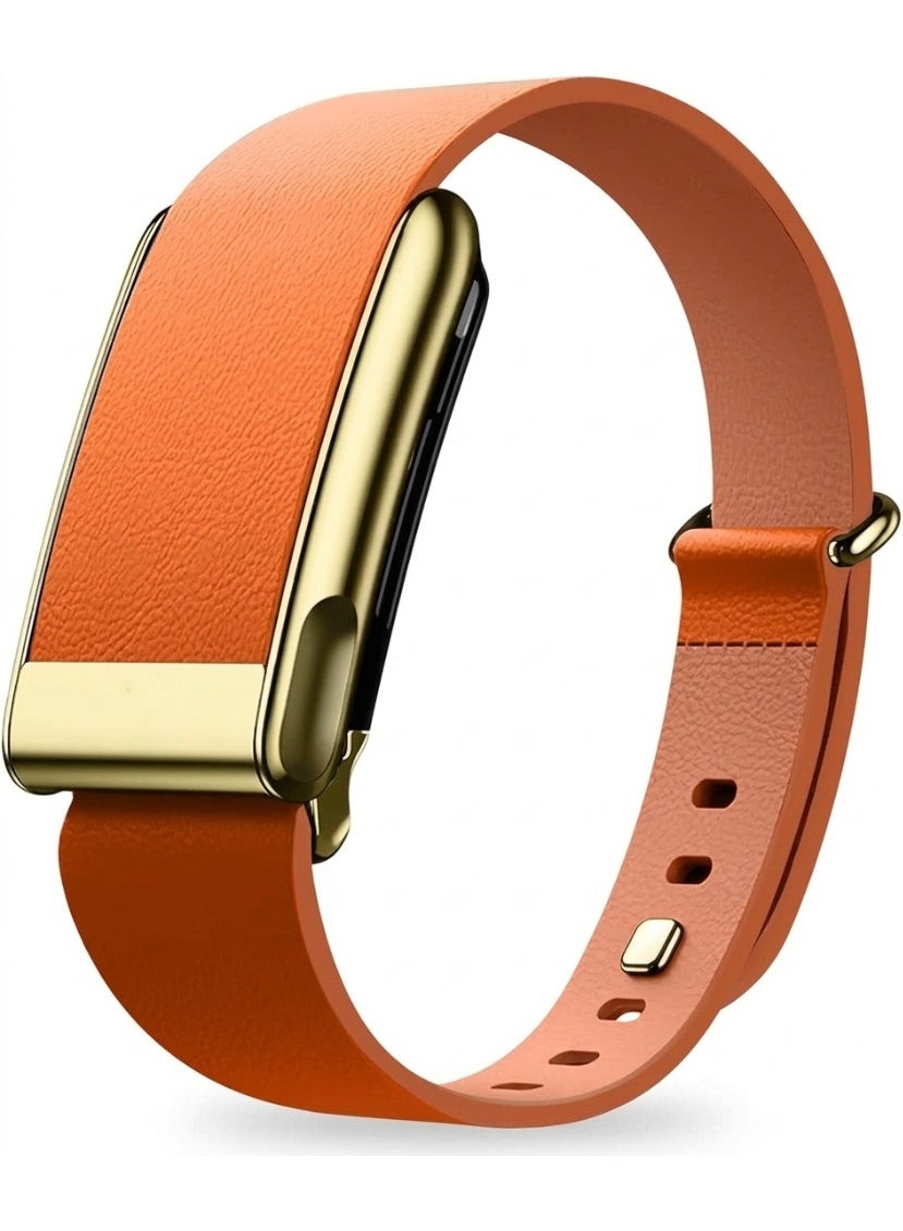 Compare Leather Band Compatible with WHOOP 5.0 Life MG – ECG Compatible | Breathable, Durable & Secure Fit Strap and Adjustable Wristband Replacement Strap with U Shaped Connector Easy to Use and Perfect for Every Occasion | NOT for Gen 4 at KSA Price