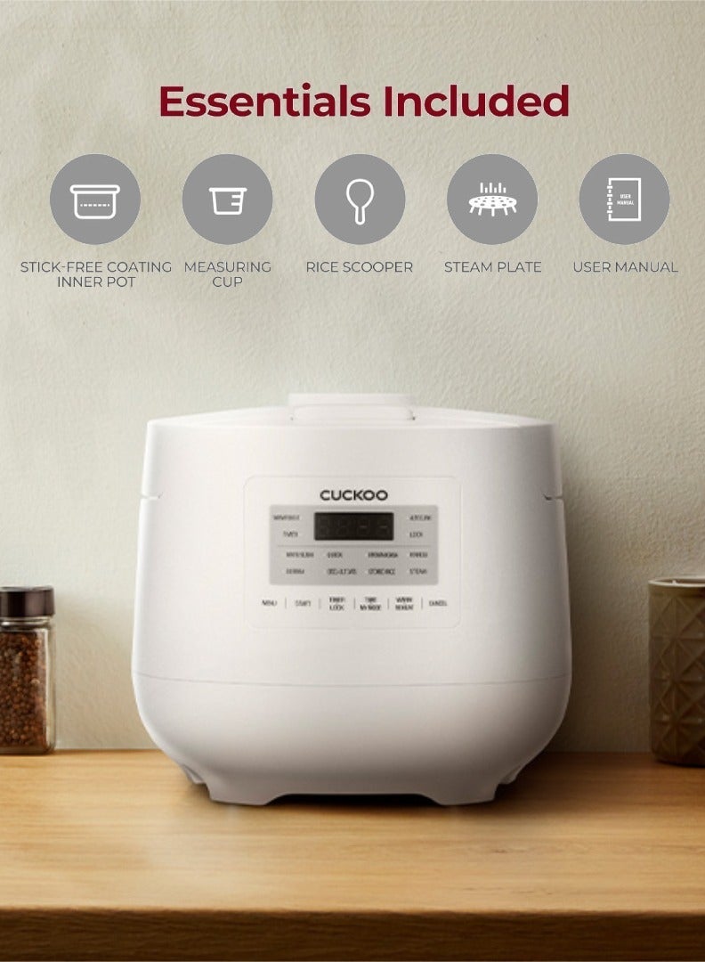 CUCKOO Micom Rice Cooker & Warmer, 6-Cup (1.08L),…