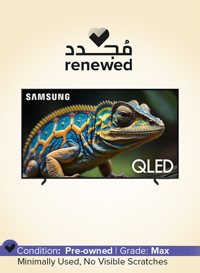 Compare Renewed  50 Inch QLED Q60D 4K Smart TV 50Q60D black at KSA Price