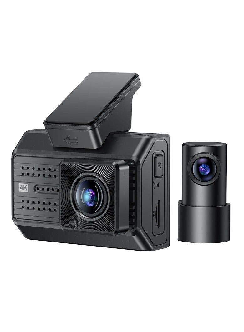Compare KM15 Dual Dash Camera – 4K Ultra HD Front & Rear Driving Recorder, WideAngle Car DVR with Night Vision, Loop Recording, GSensor & Parking Monitor for Road Safety at KSA Price