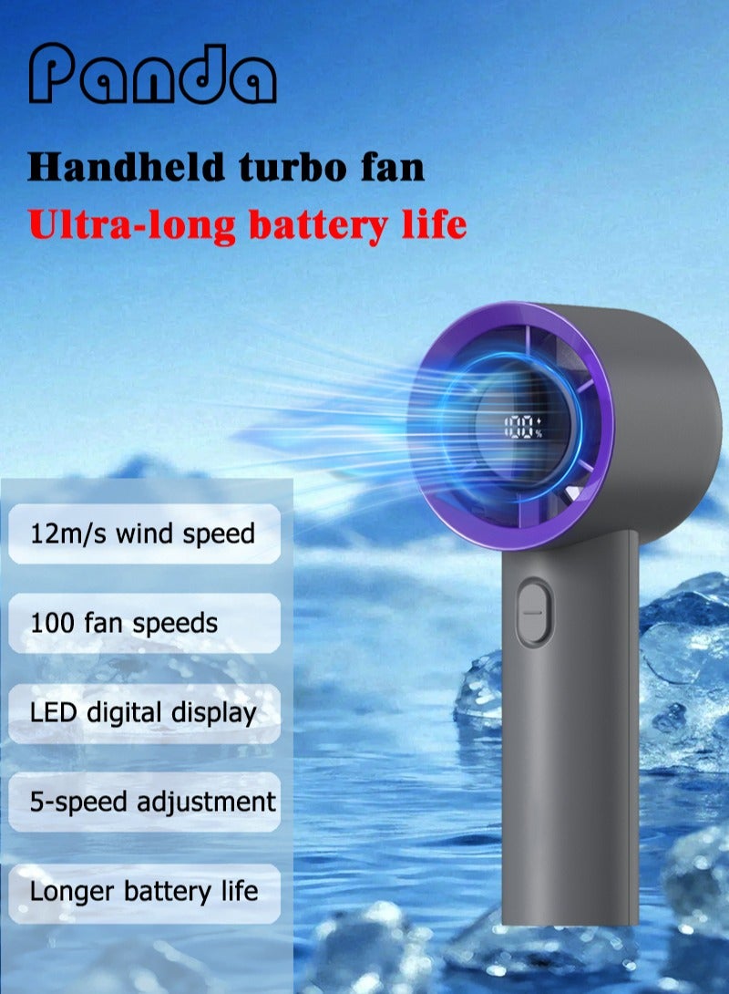 Portable Handheld Fan, 4000mAh Rechargeable Battery,…