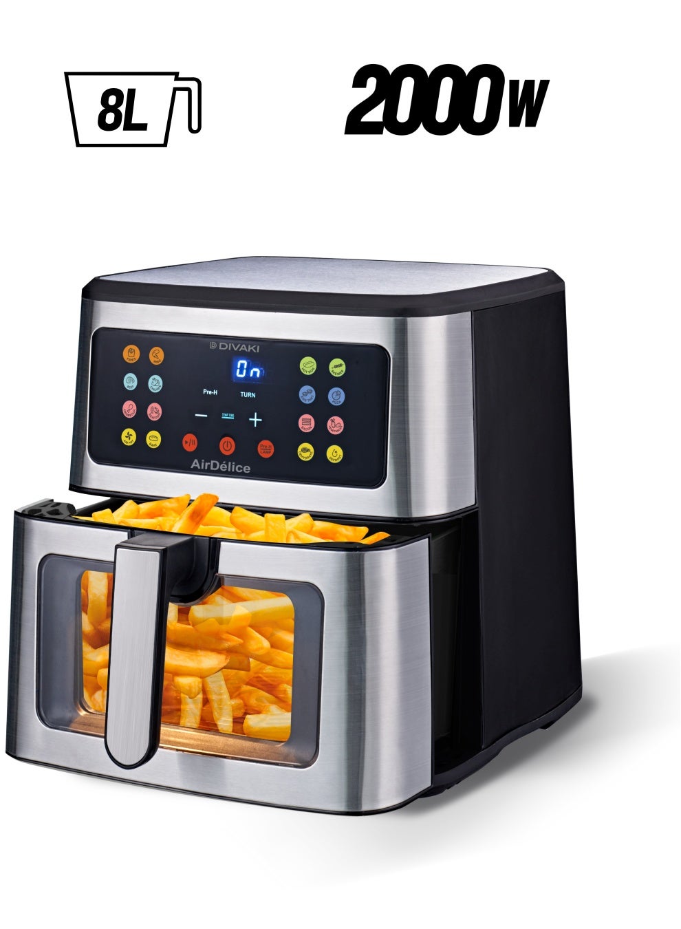 Divaki Digital Air fryer l Easy fry &…